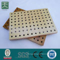 Perforated Wood Acoustic Wall Panels MDF Boards